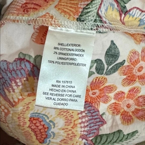 Joie Strapless Floral Dress – Boho Summer Sundress – Belted Fit & Flare - Picture 2 of 6